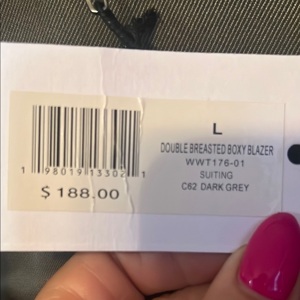 WWW NY Double Breasted Boxy Blazer - Picture 9 of 13